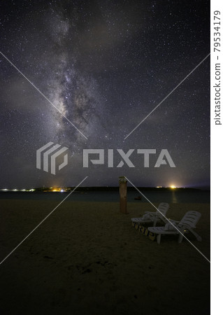 《Miyakojima, Okinawa》 Starry sky at Yonaha Foreshore 《Miyakojima, Okinawa》 Starry sky at Yonaha Foreshore 79534179