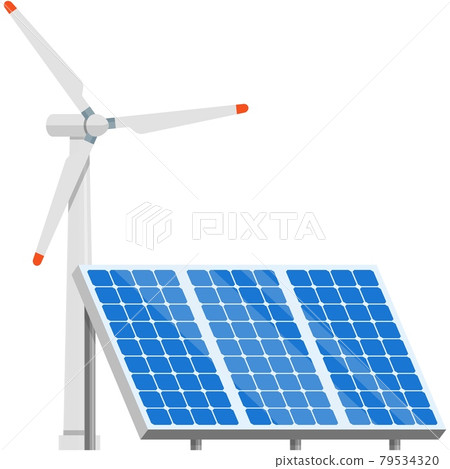 Alternative energy source vector solar panel... - Stock Illustration ...