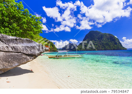 Tropical remote islands of El Nido. Philippines, Palawan 79534847
