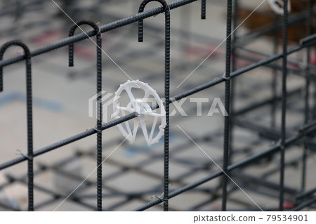 Image of basic reinforcement of a house Image of basic reinforcement of a house 79534901