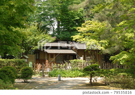 Tea room Hachimokuan (formerly Shanain Oblivion) Den Kobori Enshu Nationally designated important cultural property 79535816