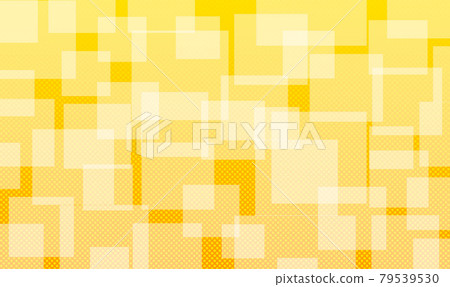 方形圖案黃色網紋背景 79539530