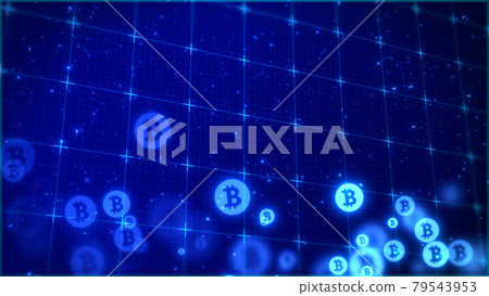 浮動大型加密貨幣虛擬貨幣的圖像 浮動大型加密貨幣虛擬貨幣的圖像 79543953