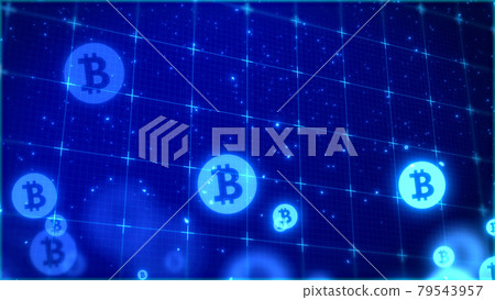 浮動大型加密貨幣虛擬貨幣的圖像 79543957