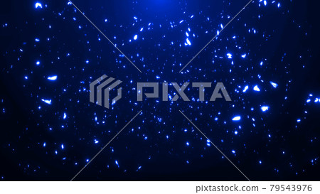 像深海一樣漂浮在夜空中的粒子圖像 像深海一樣漂浮在夜空中的粒子圖像 79543976