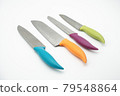 A variety of kitchen knives 79548864