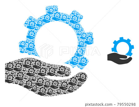 Service Recursion Icon Mosaic - Stock Illustration [79550298] - PIXTA