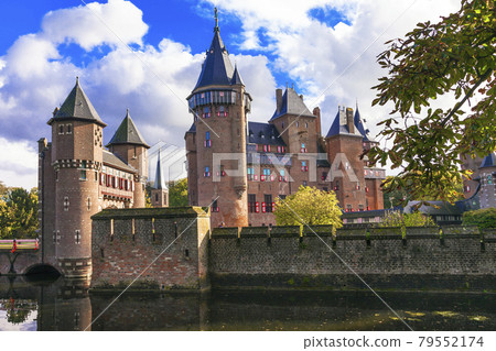 Most beautiful medieval castles of Europe - De Haar in Holland, Utrecht town, Netherlands Most beautiful medieval castles of Europe - De Haar in Holland, Utrecht town, Netherlands 79552174