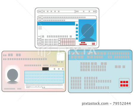 Identification card image material 79552844