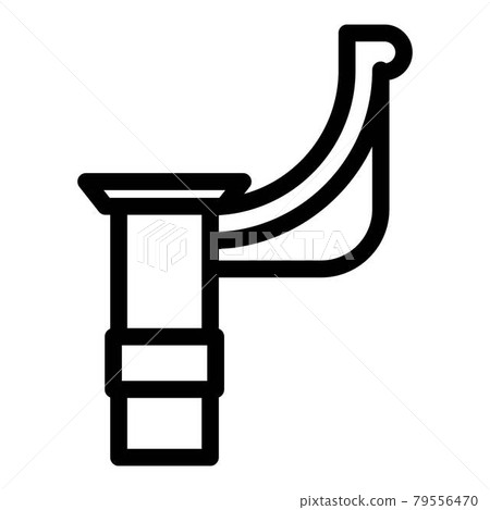 System gutter icon, outline style System gutter icon, outline style 79556470