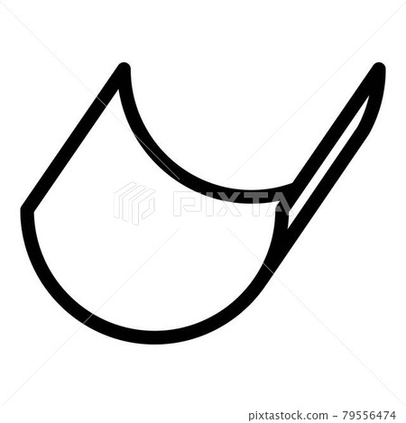 Guttering icon, outline style Guttering icon, outline style 79556474
