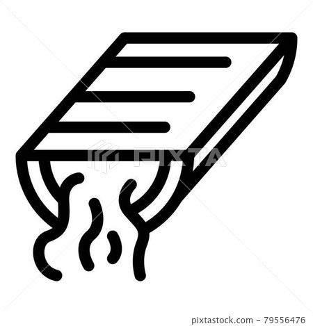 Construction gutter icon, outline style Construction gutter icon, outline style 79556476