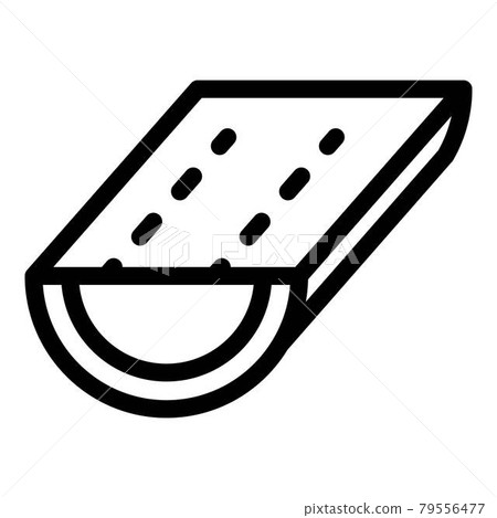House gutter icon, outline style House gutter icon, outline style 79556477