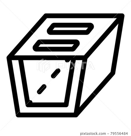 Spout gutter icon, outline style Spout gutter icon, outline style 79556484