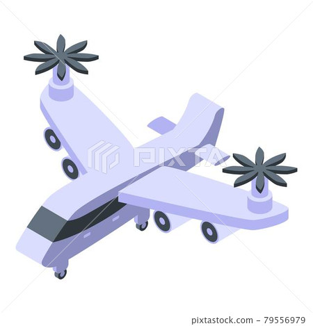 Air plane taxi icon, isometric style 79556979