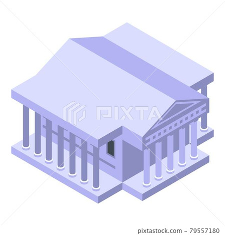 Theater icon, isometric style Theater icon, isometric style 79557180