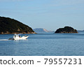 Sea and fishing boats 79557231