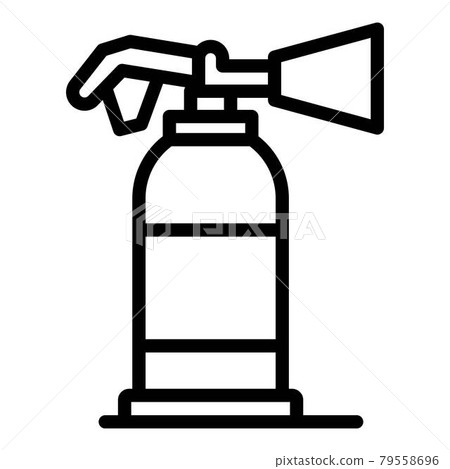 Fire extinguisher icon, outline style Fire extinguisher icon, outline style 79558696