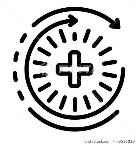 Social service icon, outline style Social service icon, outline style 79558830