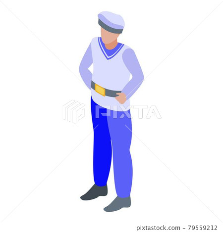 Seaman ship icon, isometric style Seaman ship icon, isometric style 79559212