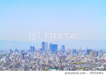 Scenery of the skyscraper county in front of Nagoya Station, Nagoya City Scenery of the skyscraper county in front of Nagoya Station, Nagoya City 79559462