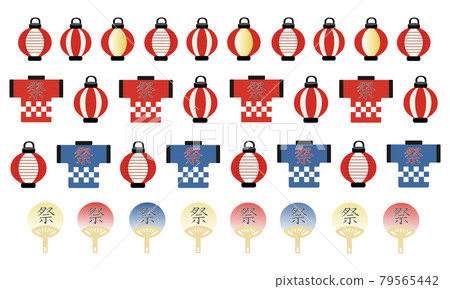 夏季節日插畫集 79565442