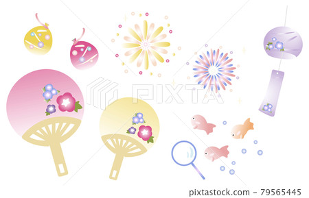夏季節日插畫集 夏季節日插畫集 79565445