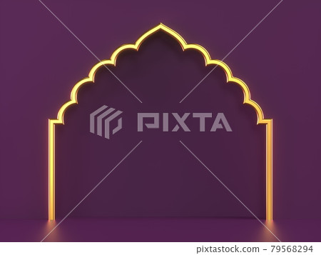 3d rendering ornate frame. 79568294