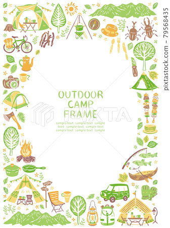 夏季戶外休閒露營燒烤架立式 79568435