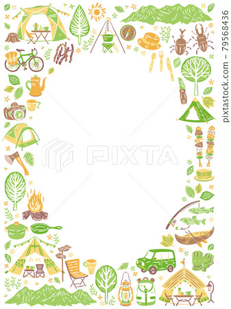 夏季戶外休閒露營燒烤架立式 79568436