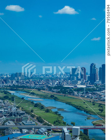 Tama River Futakotamagawa Station area bird's-eye view Setagaya 79568494