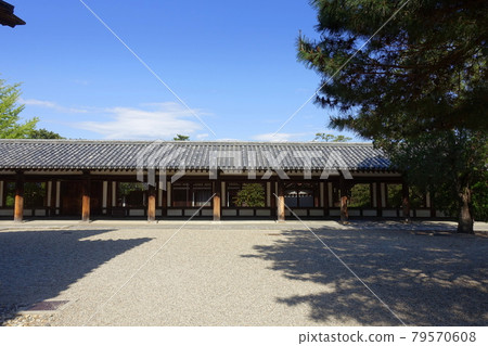 Horyuji Temple Saiin Corridor 79570608