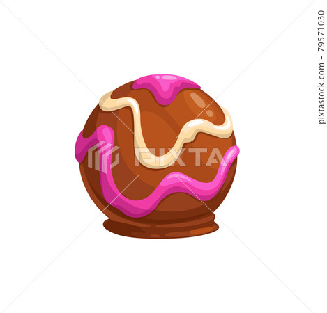 Chocolate candy vector icon. Sweet choco dessert Chocolate candy vector icon. Sweet choco dessert 79571030