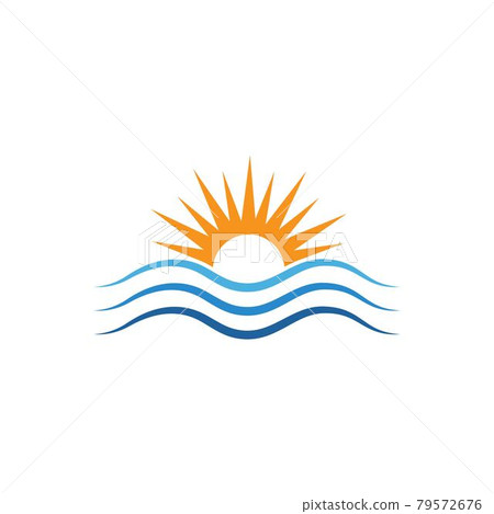 Water wave Logo 79572676