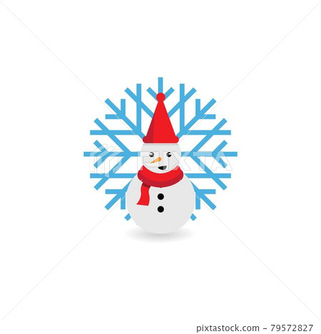 Snow man illustration Snow man illustration 79572827