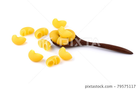 pipe pasta isolated on white background pipe pasta isolated on white background 79575117