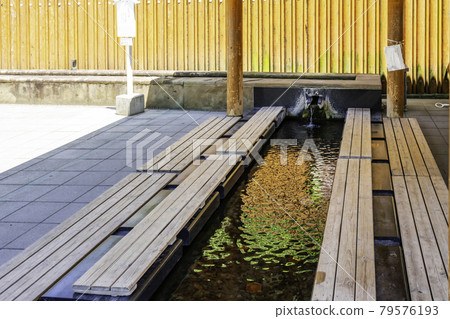 Tamatsukuri Onsen Himegami Square Footbath Matsue City, Shimane Prefecture Tamatsukuri Onsen Himegami Square Footbath Matsue City, Shimane Prefecture 79576193