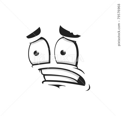 Scared Face, Scared, Expresson, Emoticon PNG and Vector with