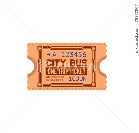 1 way bus ticket