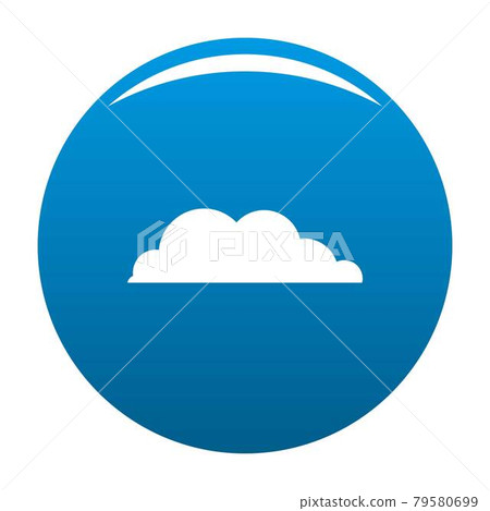 Rain cloud icon blue vector Rain cloud icon blue vector 79580699