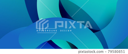 Abstract overlapping lines and circles geometric background with gradient colors Abstract overlapping lines and circles geometric background with gradient colors 79580851
