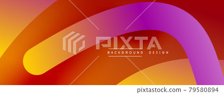 Abstract overlapping lines and circles geometric background with gradient colors Abstract overlapping lines and circles geometric background with gradient colors 79580894