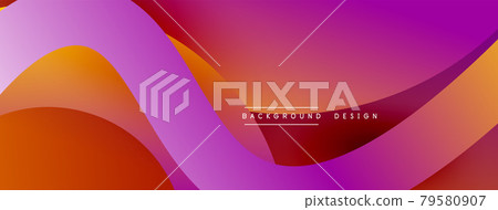 Abstract overlapping lines and circles geometric background with gradient colors Abstract overlapping lines and circles geometric background with gradient colors 79580907