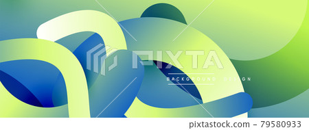 Abstract overlapping lines and circles geometric background with gradient colors Abstract overlapping lines and circles geometric background with gradient colors 79580933