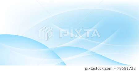 Abstract soft blue background with dynamic waves shape. 79581728