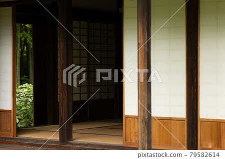 日本老房子的邊緣 79582614