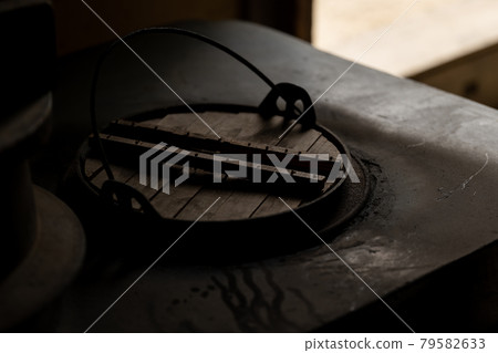 Japanese old folk house in early summer 79582633