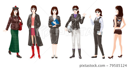 Leather girls Leather girls 79585124