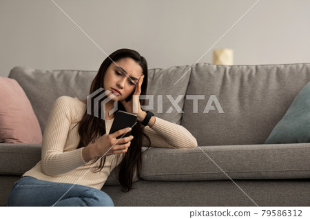 Boredom at home alone, bad news, relationship problems and modern tech Boredom at home alone, bad news, relationship problems and modern tech 79586312