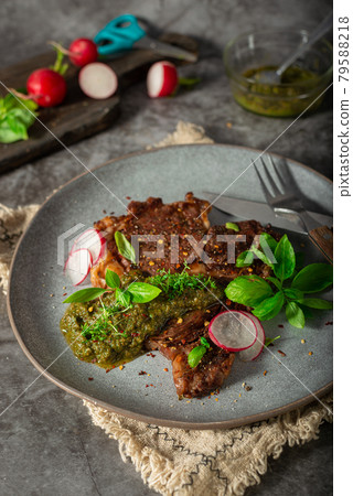 Rib eye steak delicious Rib eye steak delicious 79588218